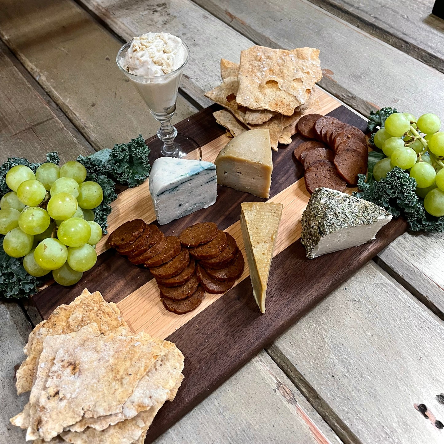 PRE-ORDER: Deluxe Vegan Assortment with Artisan Wooden Cheese Board