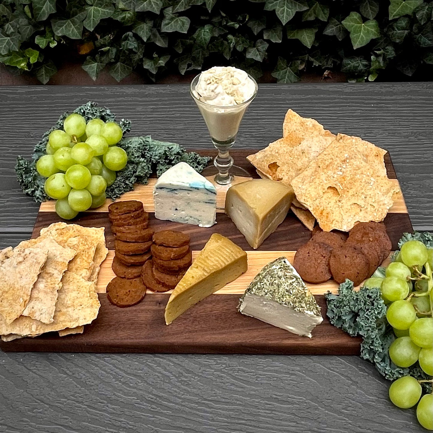 PRE-ORDER: Deluxe Vegan Assortment with Artisan Wooden Cheese Board